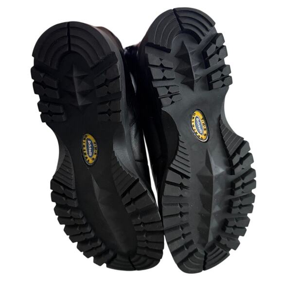 NWOT Dr Scholls Sarge Black Combat Boots 1.5" Platform w/Zipper Closure Rave-6.5 - Picture 4 of 7